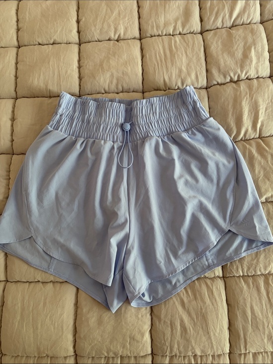 all in motion Pants - all in motion Light Blue Women's Athletic Shorts with Elastic Waist and Drawcord